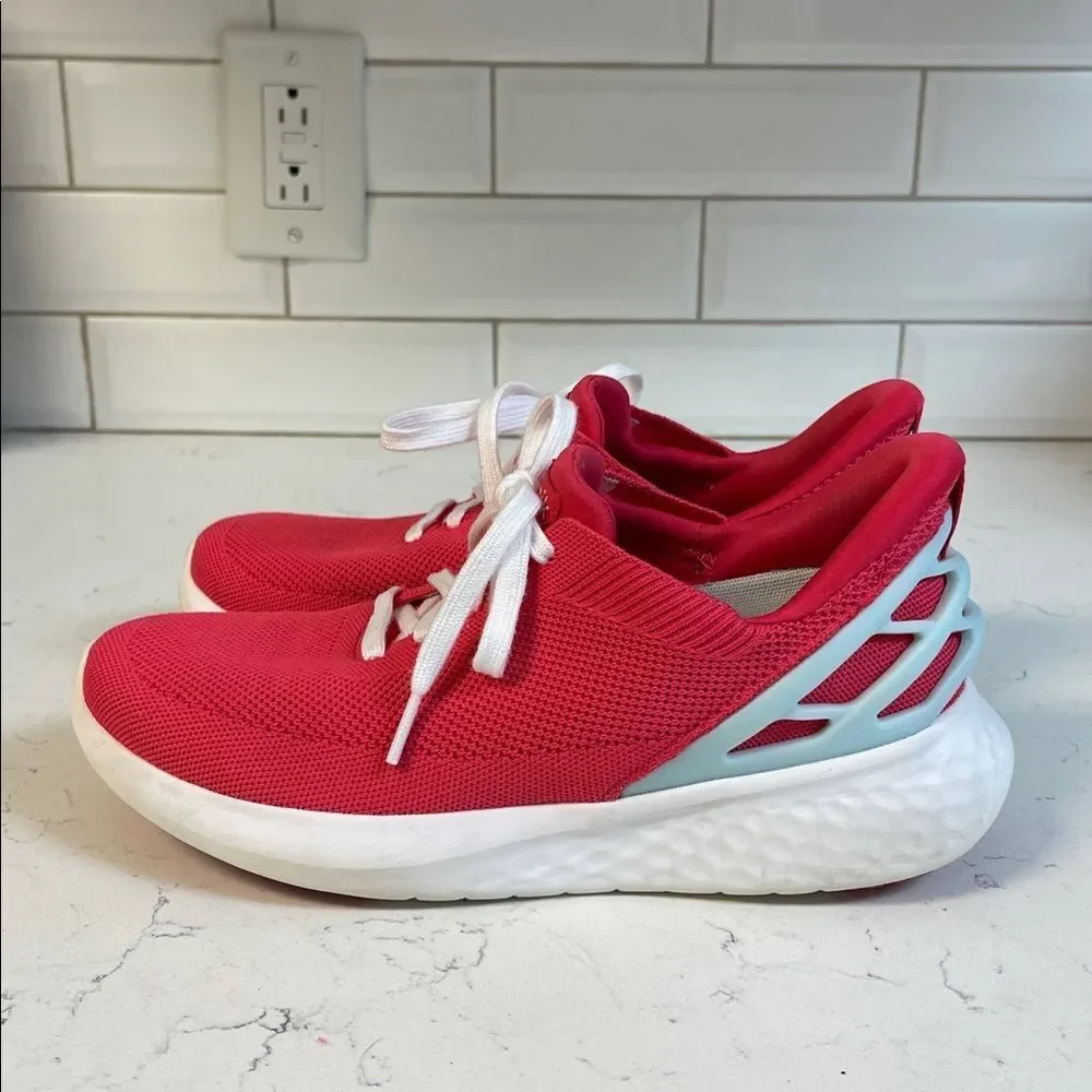 Kizik Athens Hands Free Slip On Watermelon Mesh Running Shoes Women Size 9